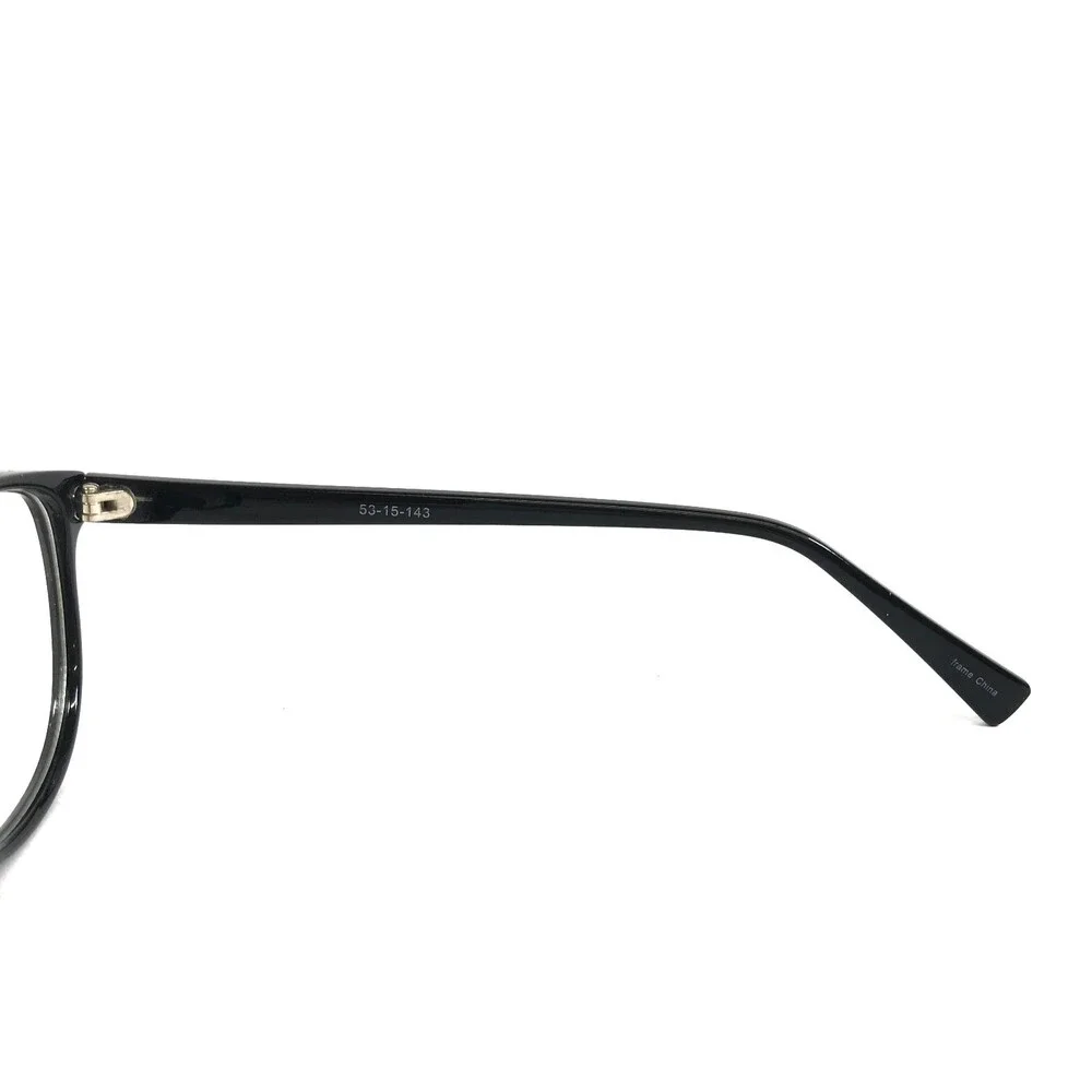 Parade Eyeglasses Frames 1108 Polished Black Cat Eye Full Rim 53-15-143